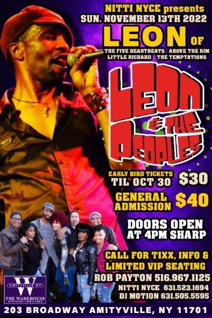 NITTI NYCE  Presents Leon & The Peoples