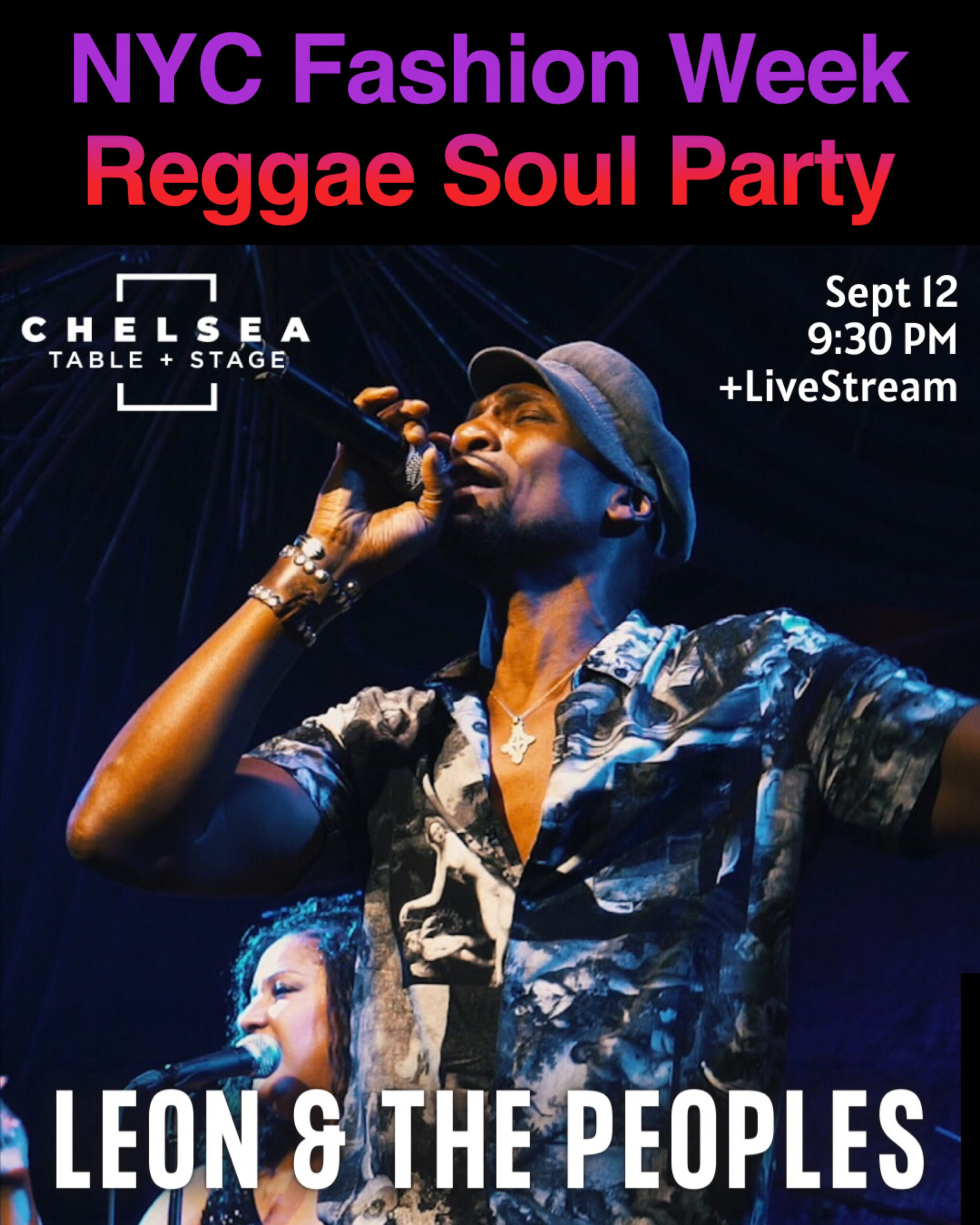 NYC Fashion Week Reggae Soul Party w/ LEON & THE PEOPLES