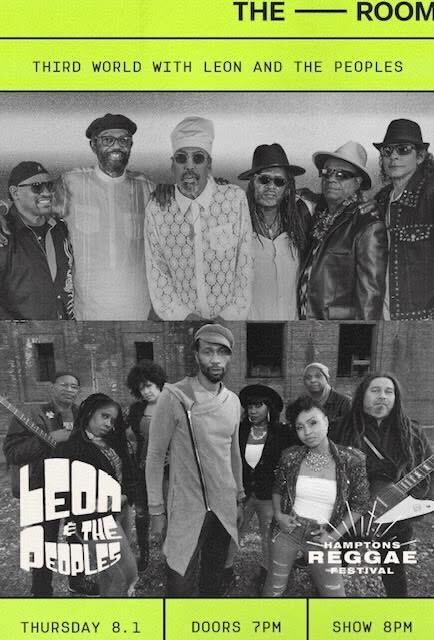 The Reggae Ambassadors Third World w/ Leon & The Peoples